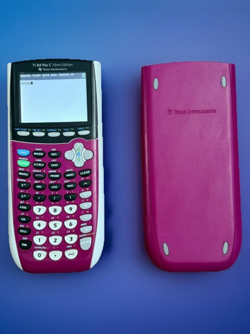 Texas Instruments TI-84 Plus C Silver Edition Graphing Calculator - Tested Works